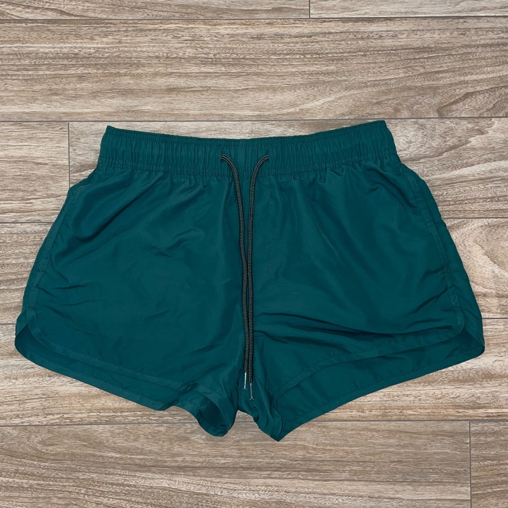 Forest Green swim trunks